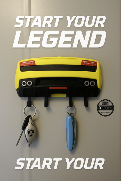 🏎️ Lamborghini Gallardo Rear Key Holder