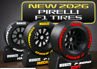 🏎️ Pirelli F1 2026 Tyres – 1/10 Scale (Updated Design)